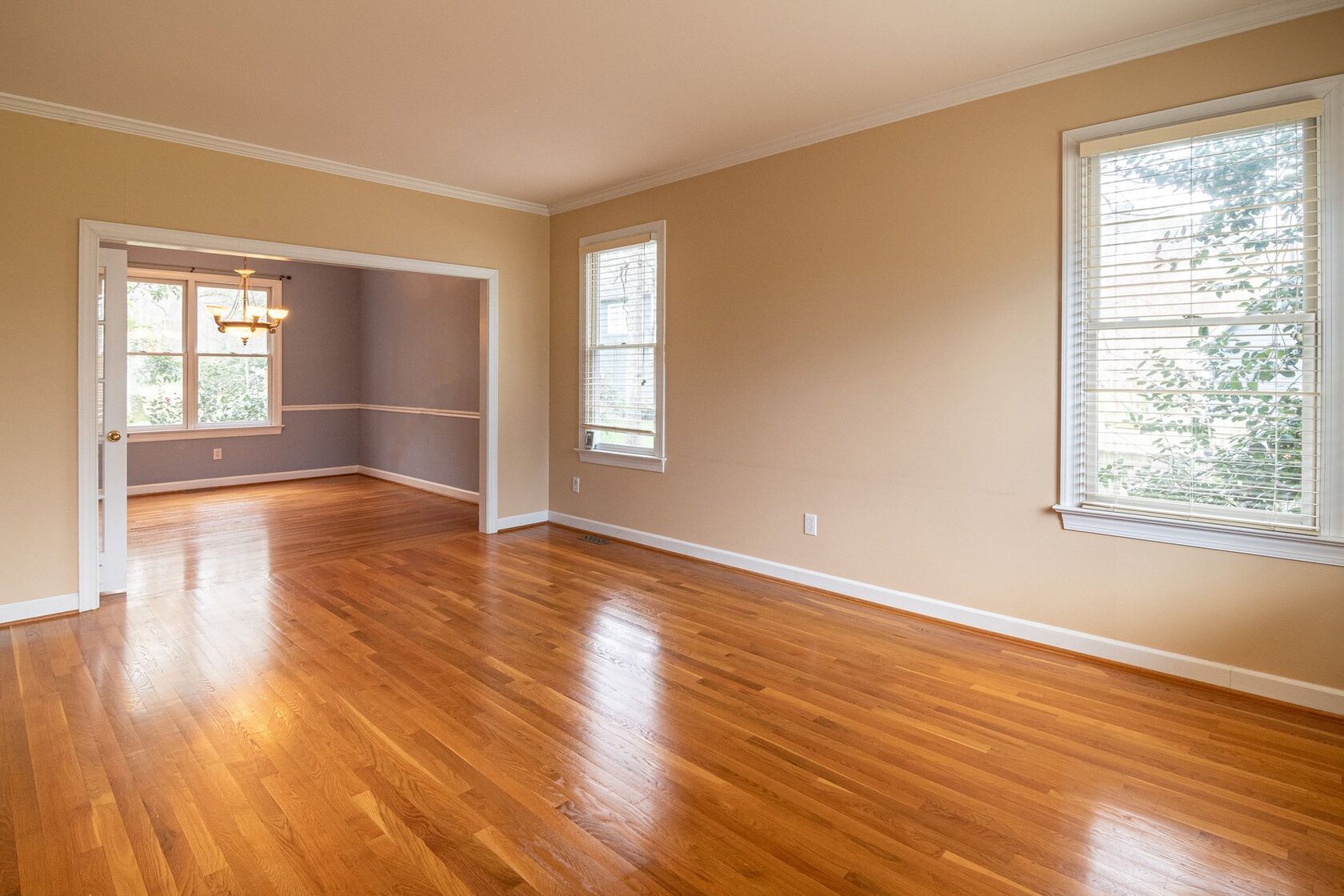 New hardwood flooring