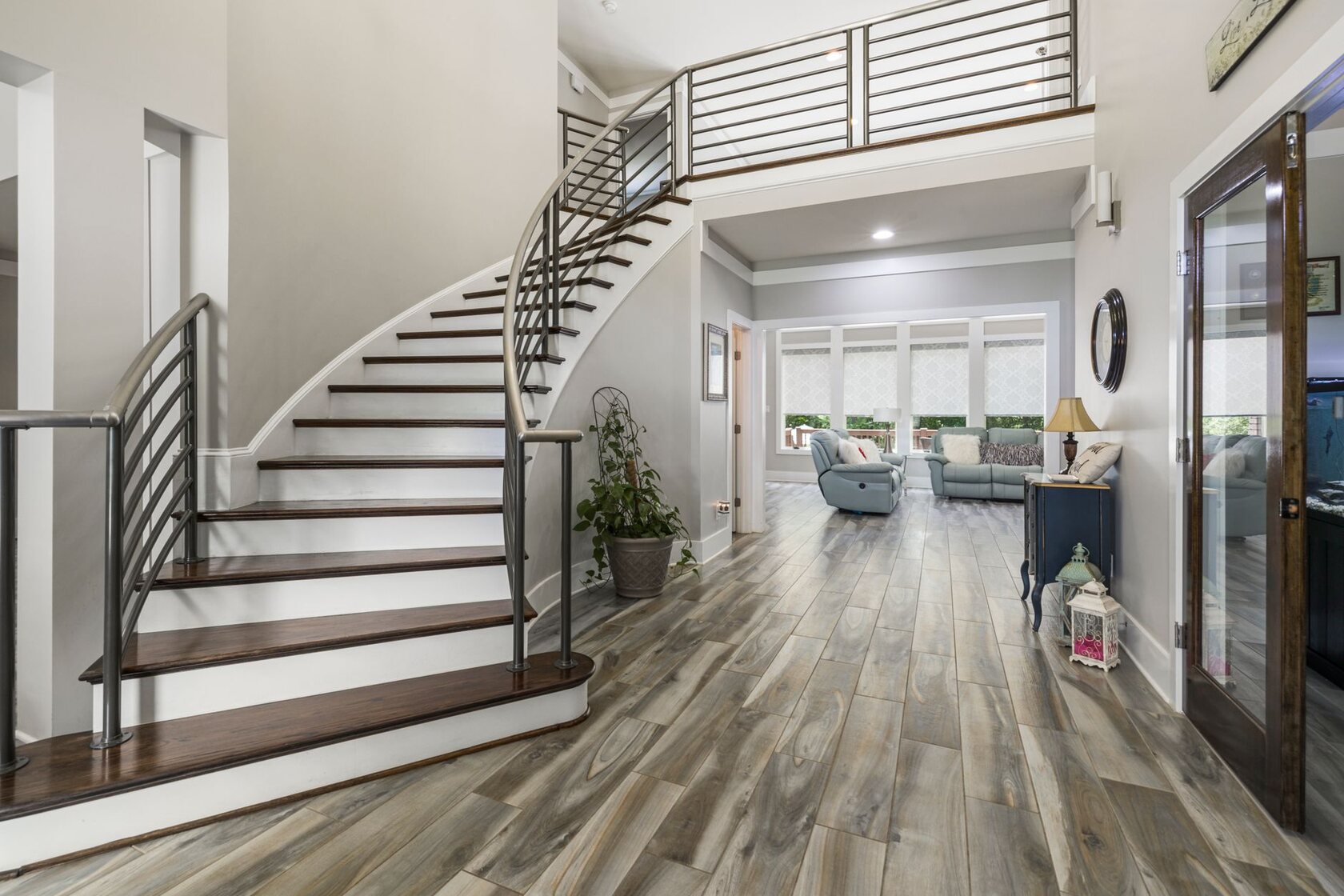 Interior staircase, built & finished